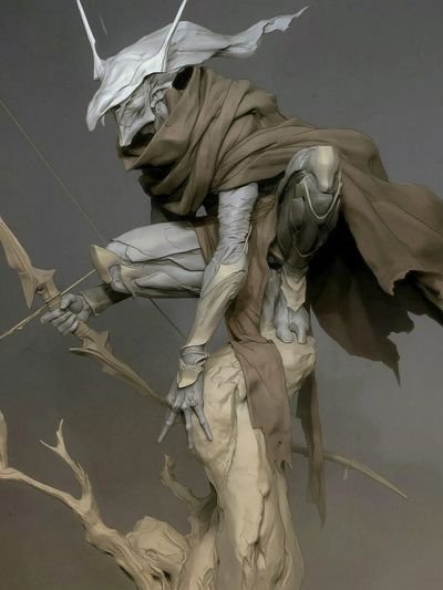 Masked Archer Surrealism Print.