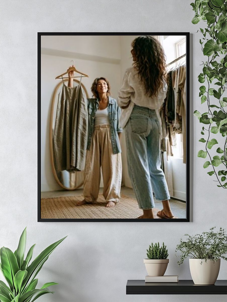 Fashion Fitting Room Photography Poster. — room view 4