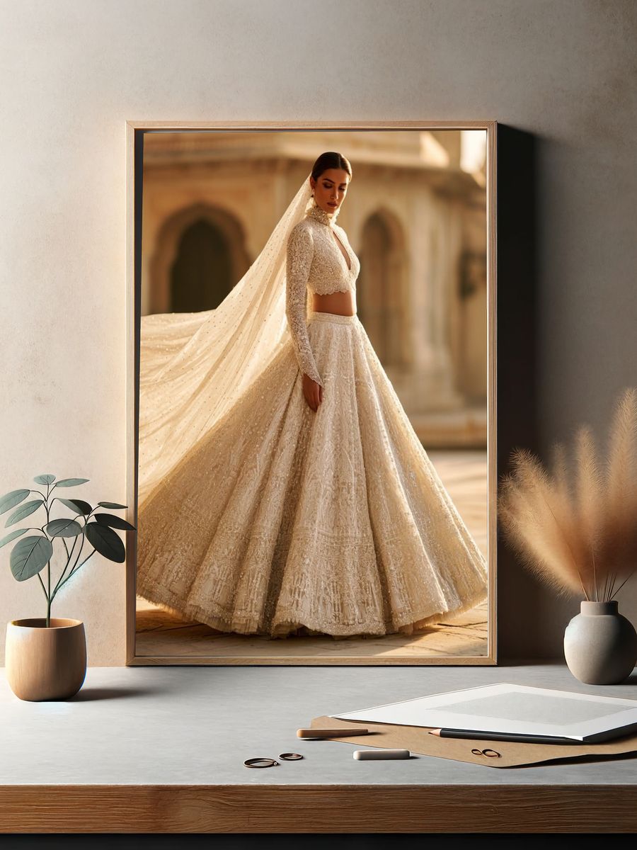 Bridal Couture Portrait Photography Poster. — room view 2