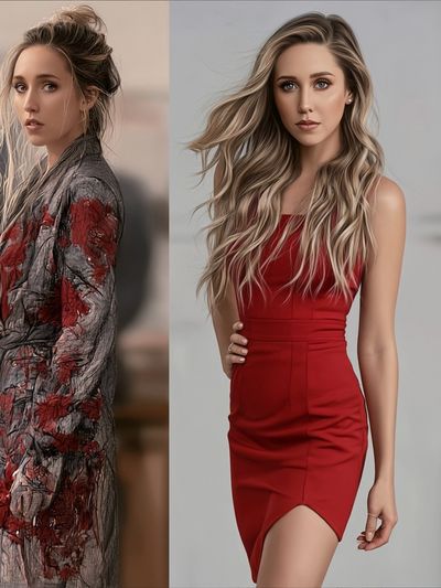 Fashion Portrait Diptych Poster. poster