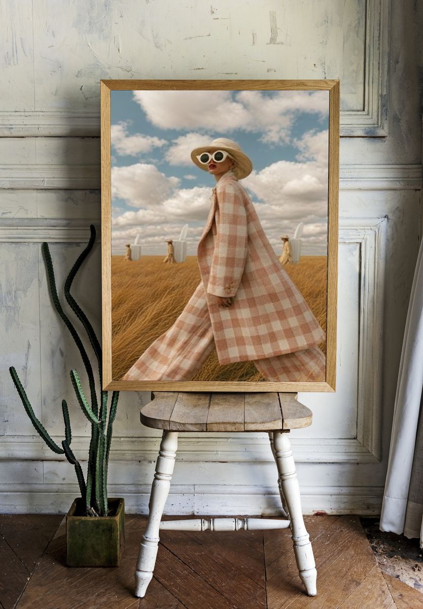 Pastel Fashion Field Poster. room preview