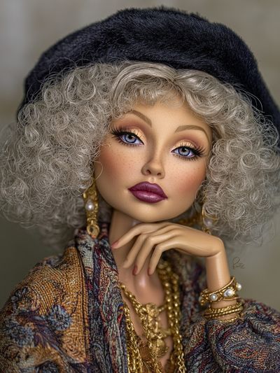 Elegant Fashion Portrait Poster.