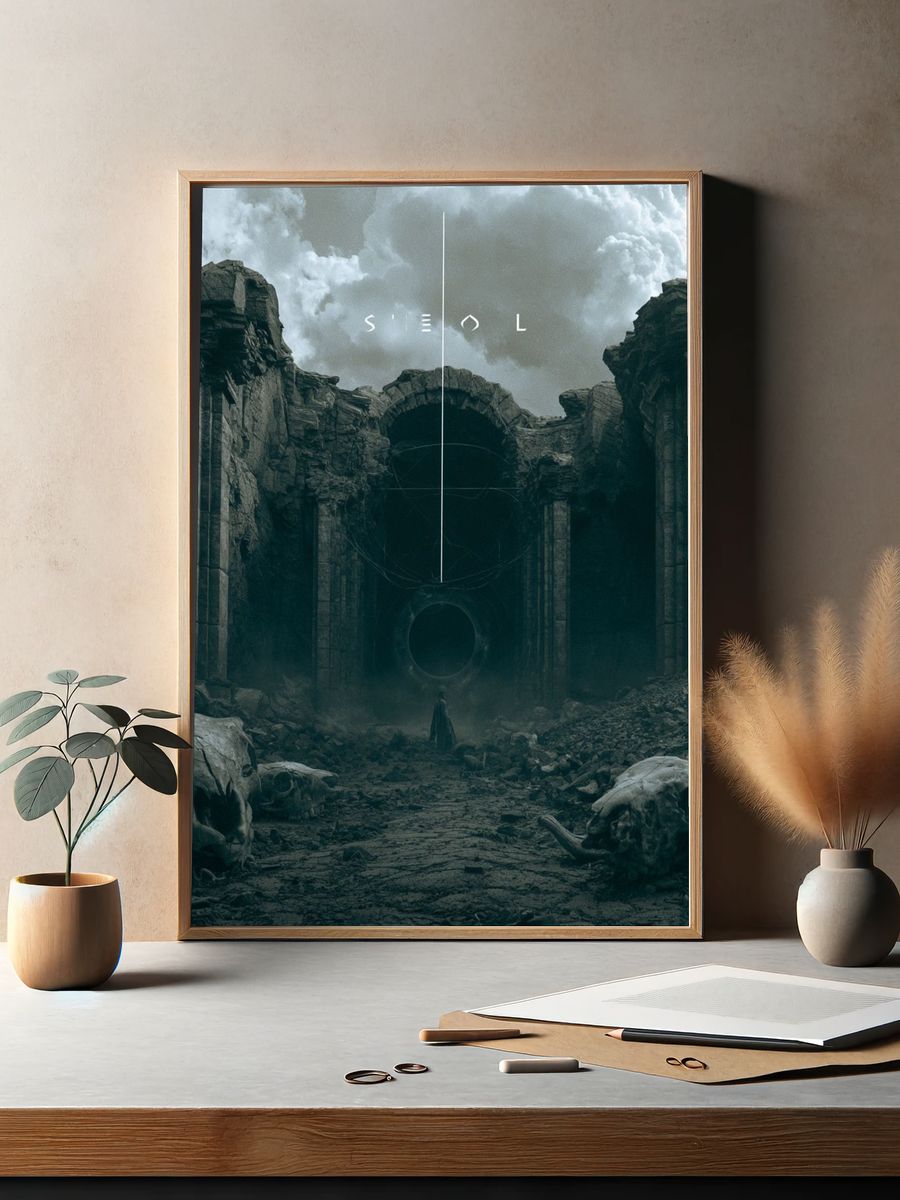 Eternal Ruins Surrealism Poster. — room view 2