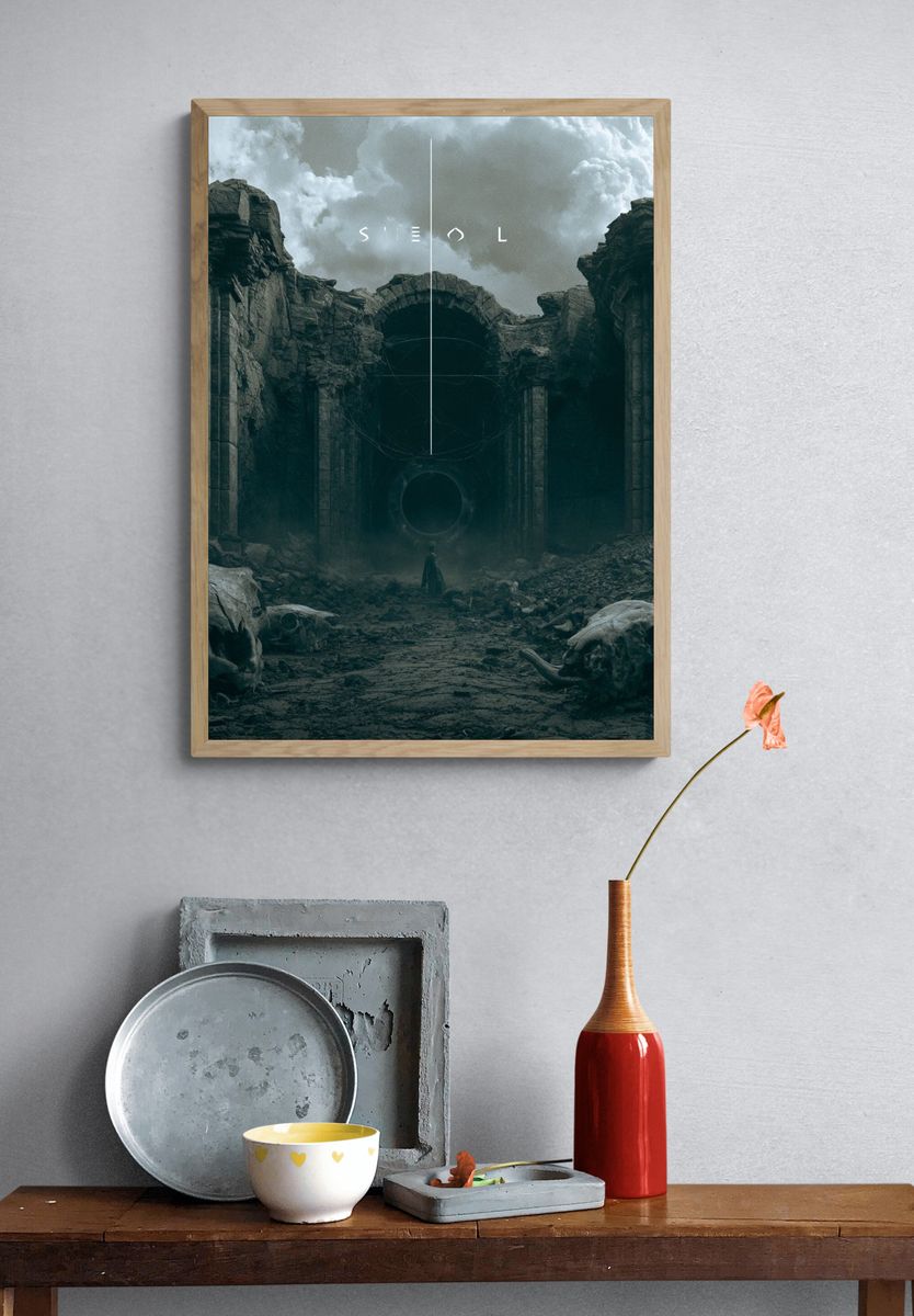 Eternal Ruins Surrealism Poster. — room view 3