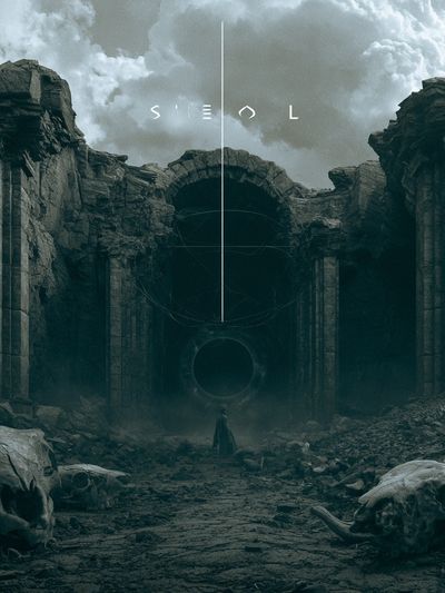 Eternal Ruins Surrealism Poster. poster