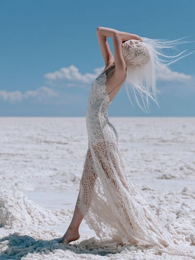 Dreamlike Salt Flats Fashion Poster. poster