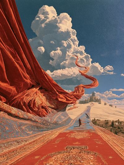 Surreal Desert Cloudscape Print.