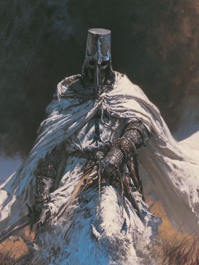 Armored Knight Surrealism Poster.