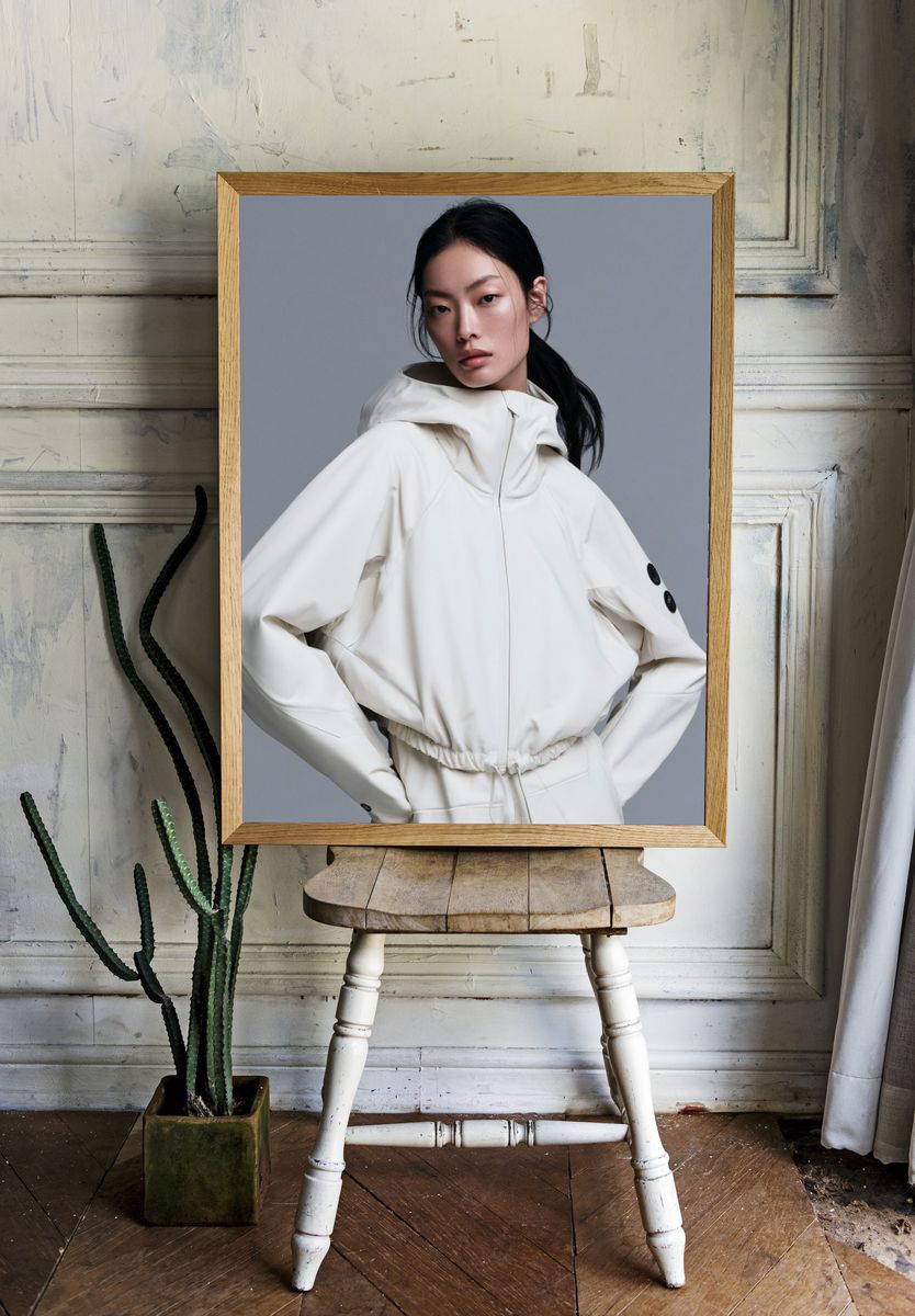 Minimalist Fashion Portrait Poster. room preview
