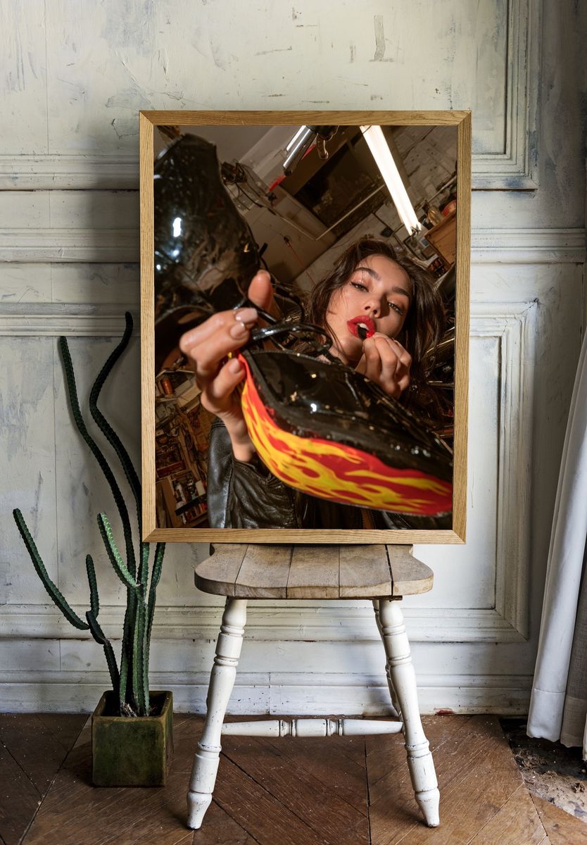 Bold Fashion Portrait Poster. room preview