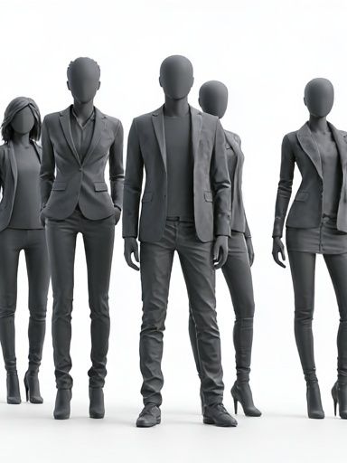 Fashion Mannequins Photography Poster. poster detail
