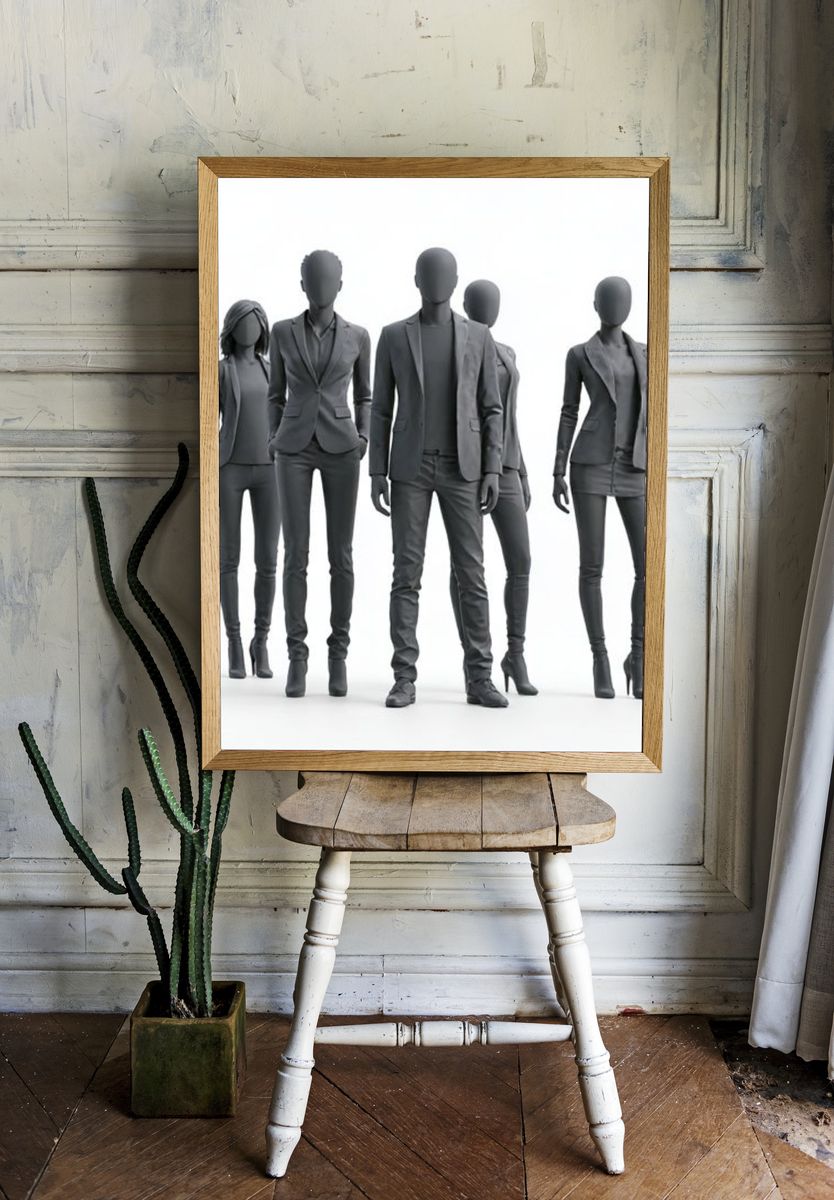 Fashion Mannequins Photography Poster. room preview