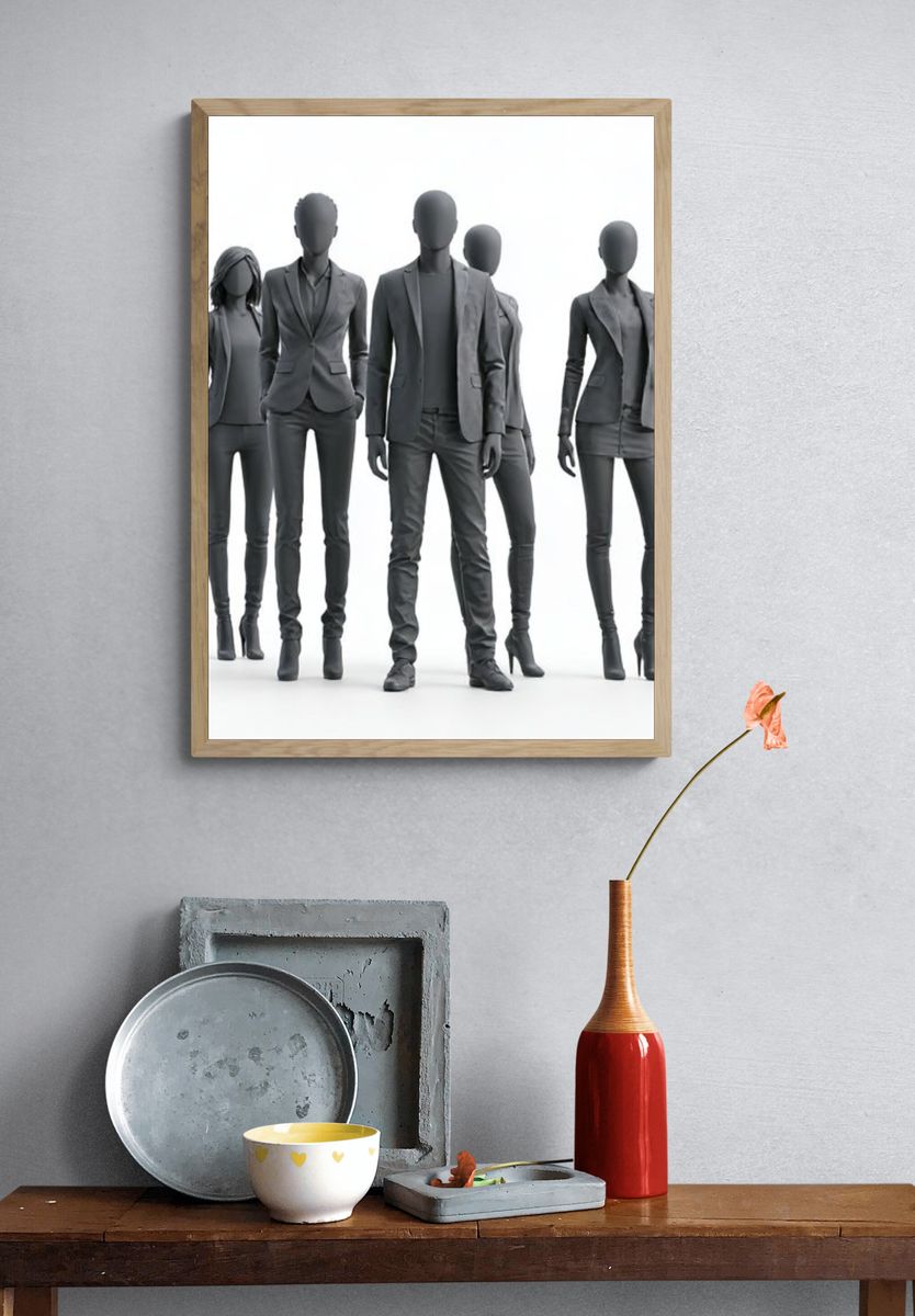 Fashion Mannequins Photography Poster. — room view 3
