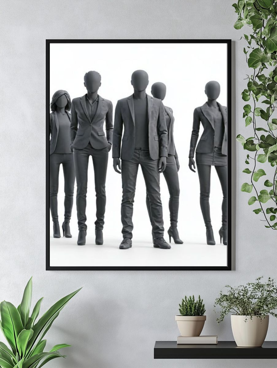 Fashion Mannequins Photography Poster. — room view 4