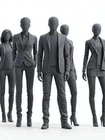Fashion Mannequins Photography Poster.