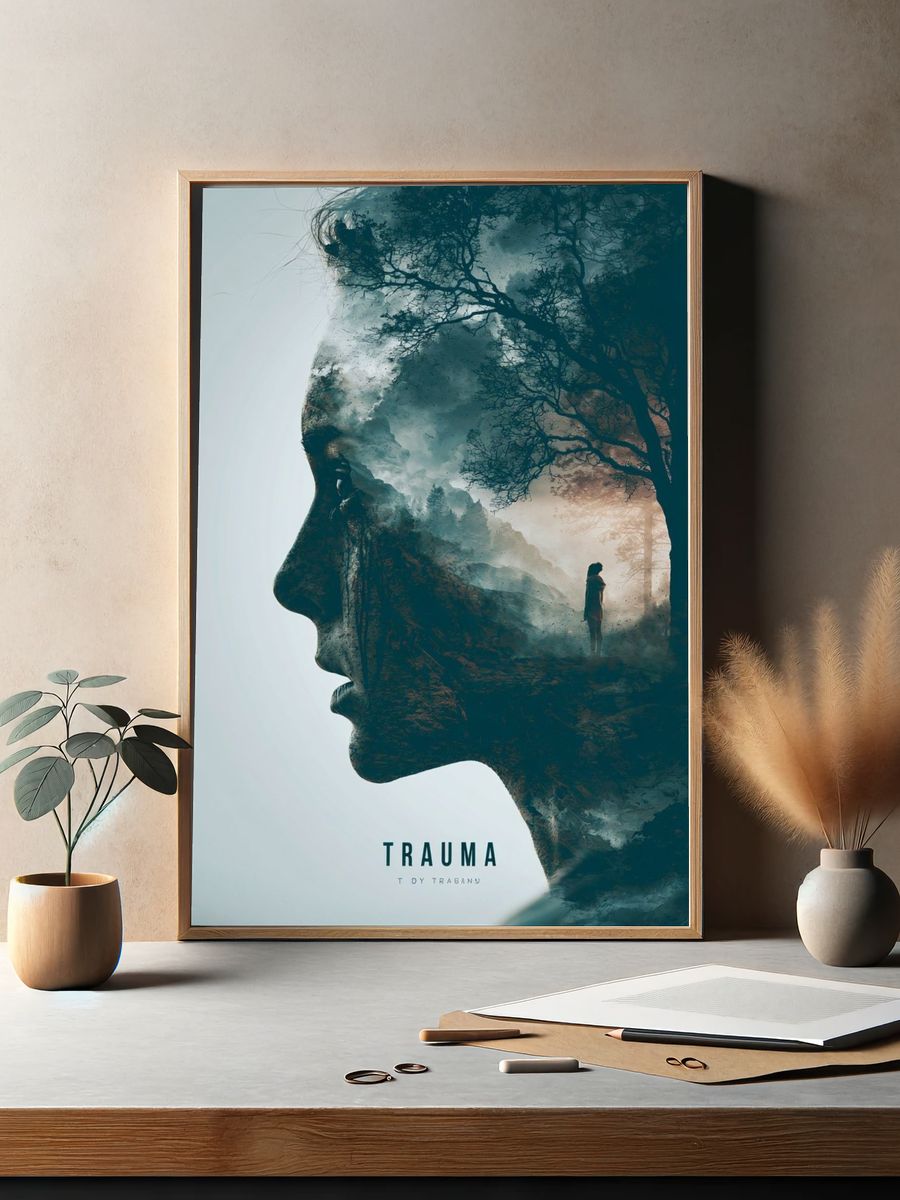 Trauma Surrealism Poster. — room view 2