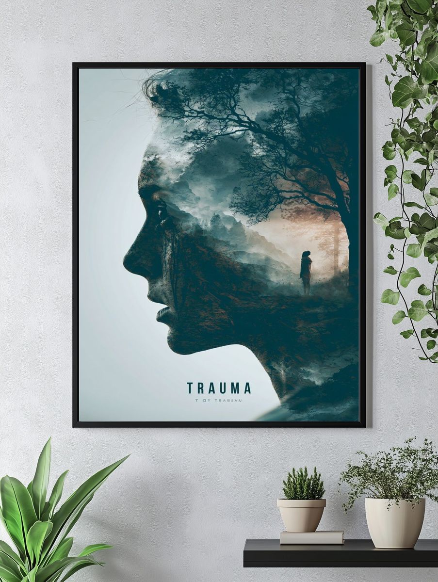 Trauma Surrealism Poster. — room view 4