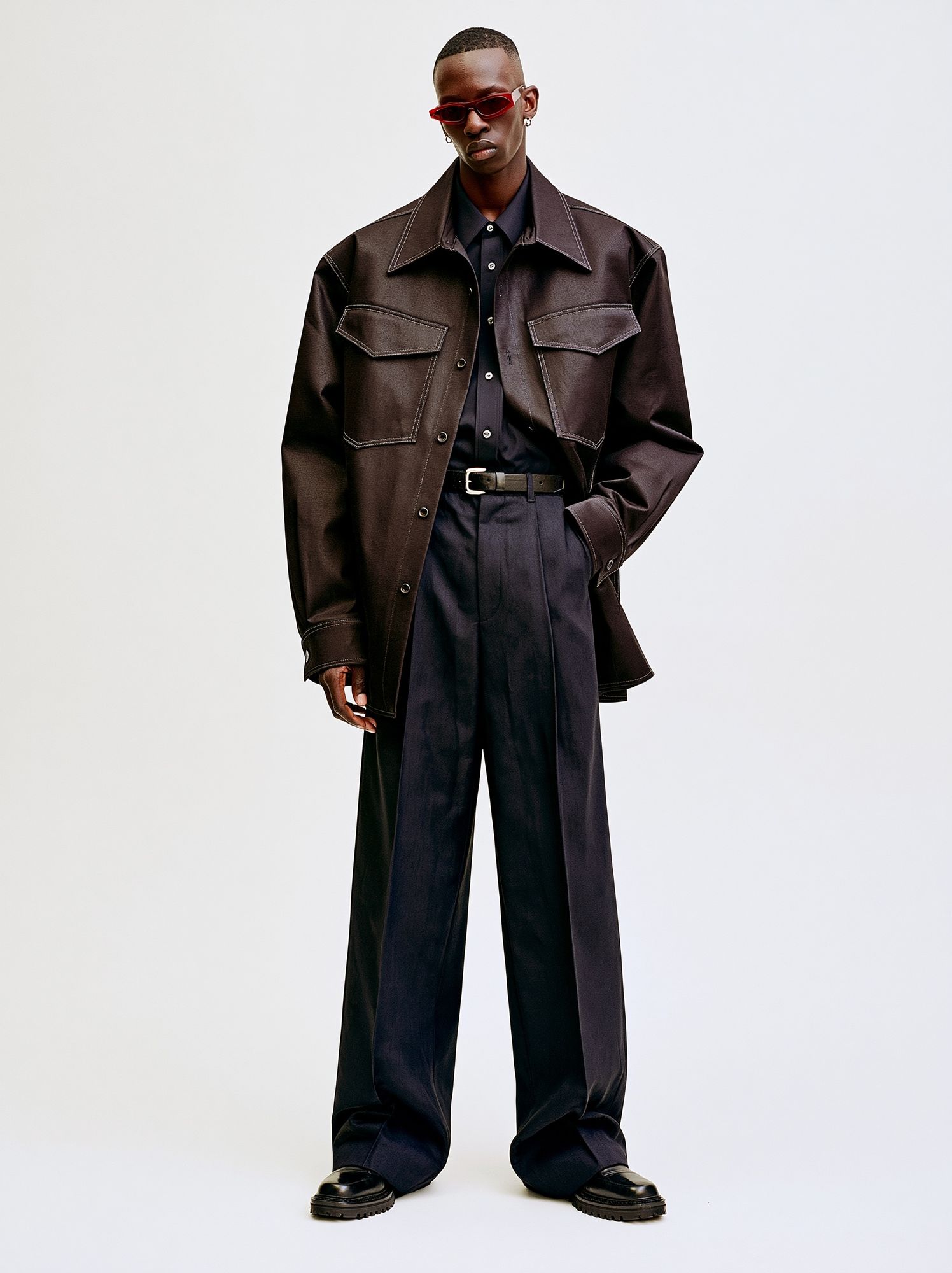Editorial Fashion Portrait Poster. poster detail