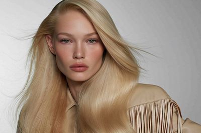 Blonde Fashion Portrait Poster.