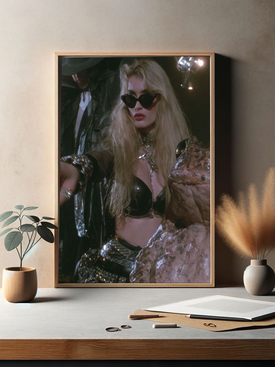 Glamour and Frog Portrait Print. — room view 2