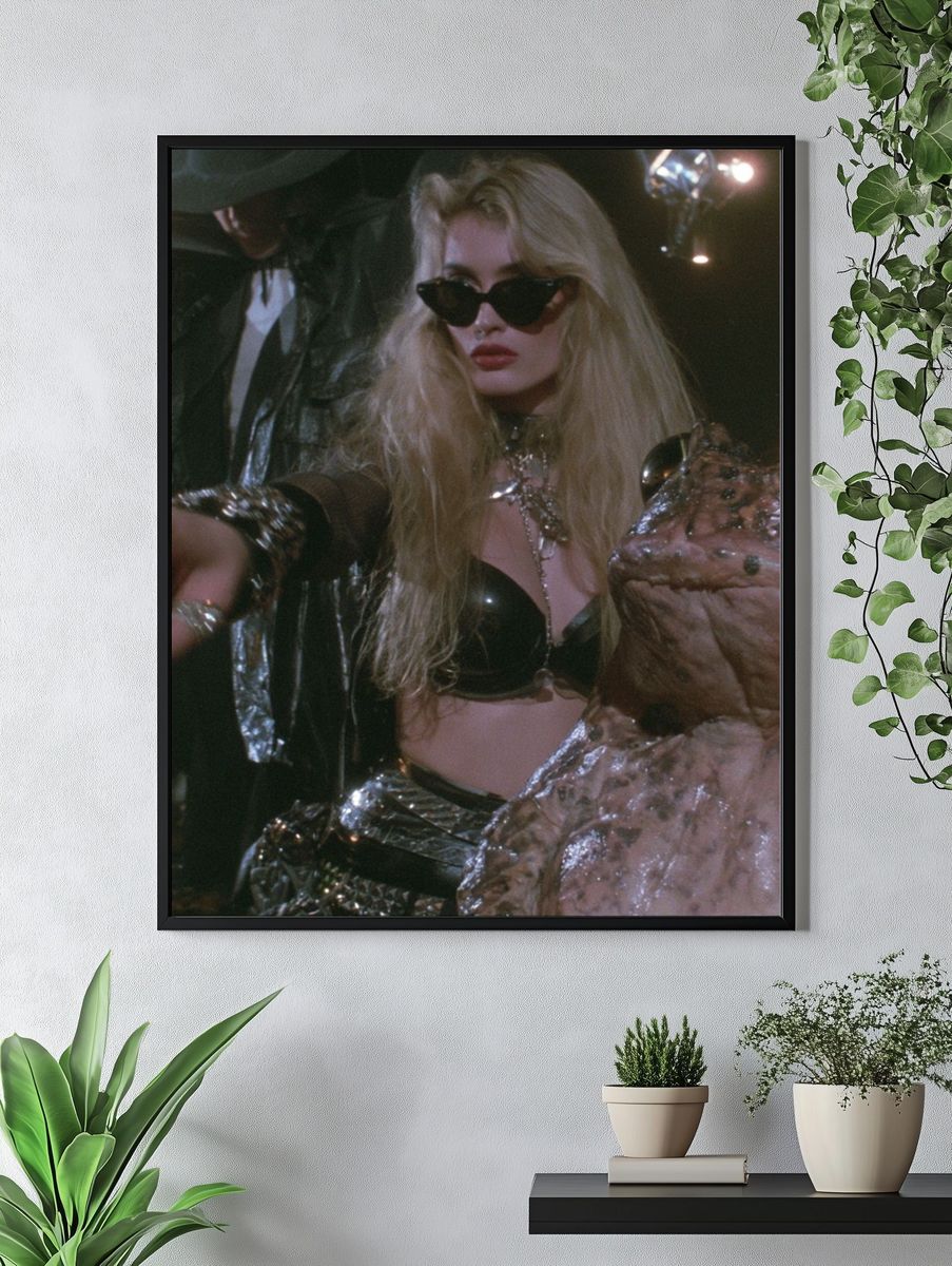 Glamour and Frog Portrait Print. — room view 4
