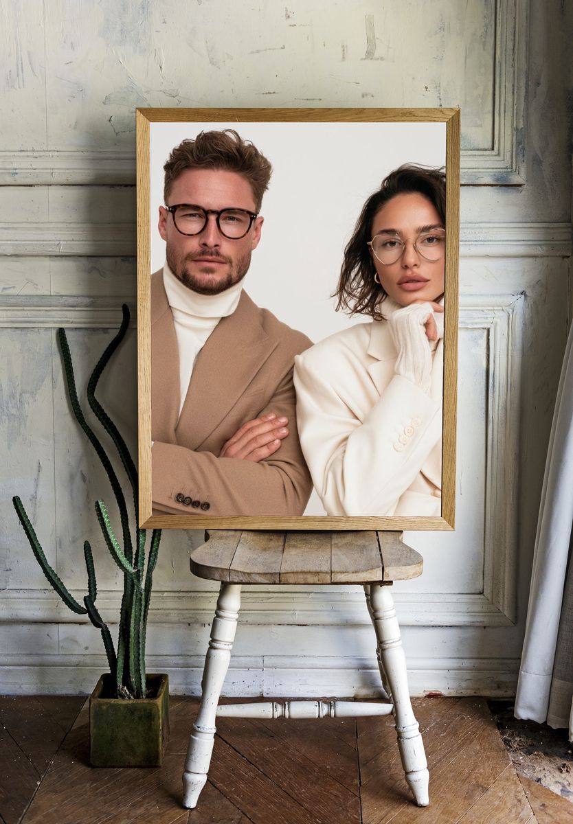 Elegant Fashion Portrait Poster. room preview