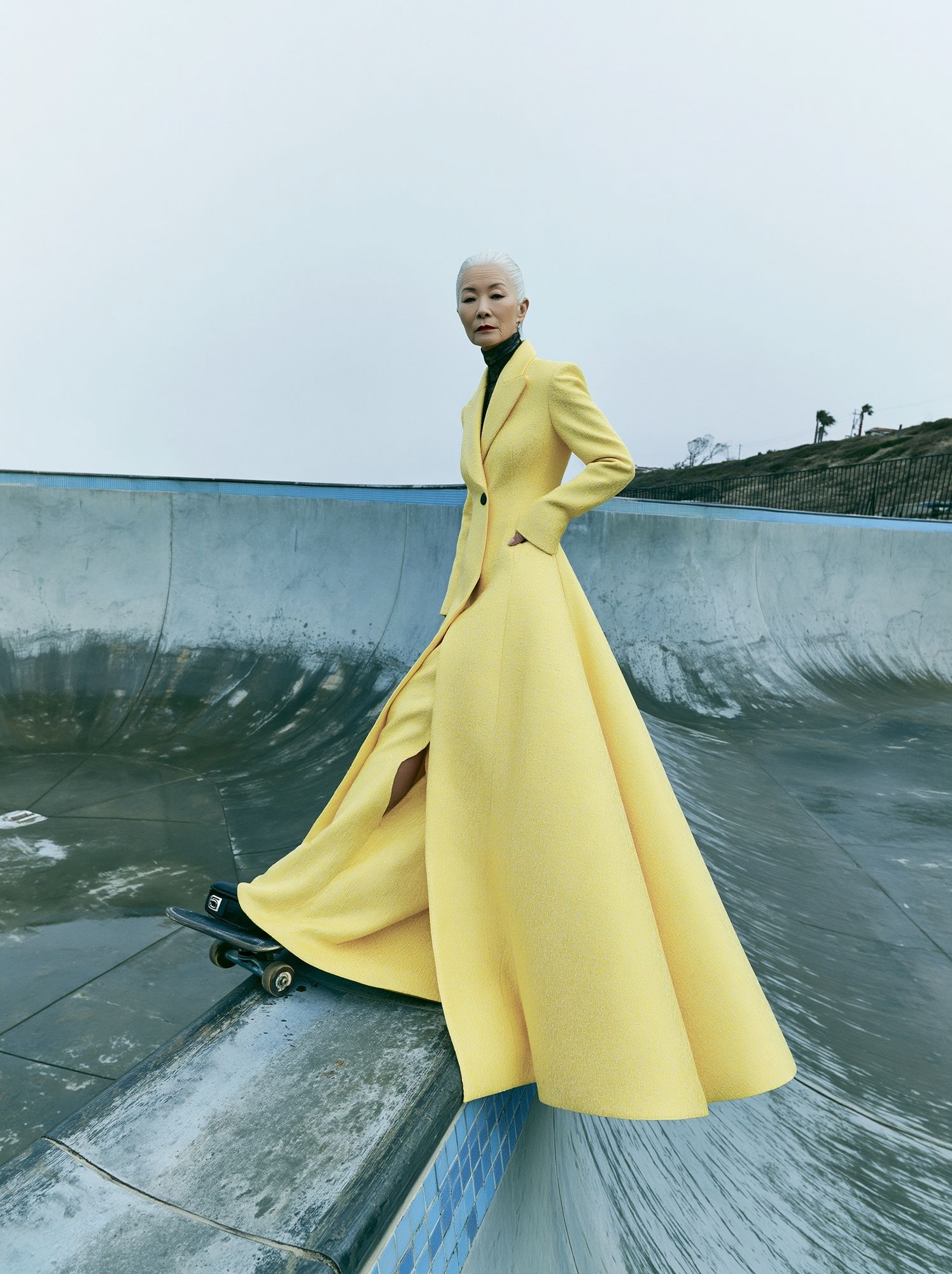 Yellow Fashion Portrait Poster. poster — photography art
