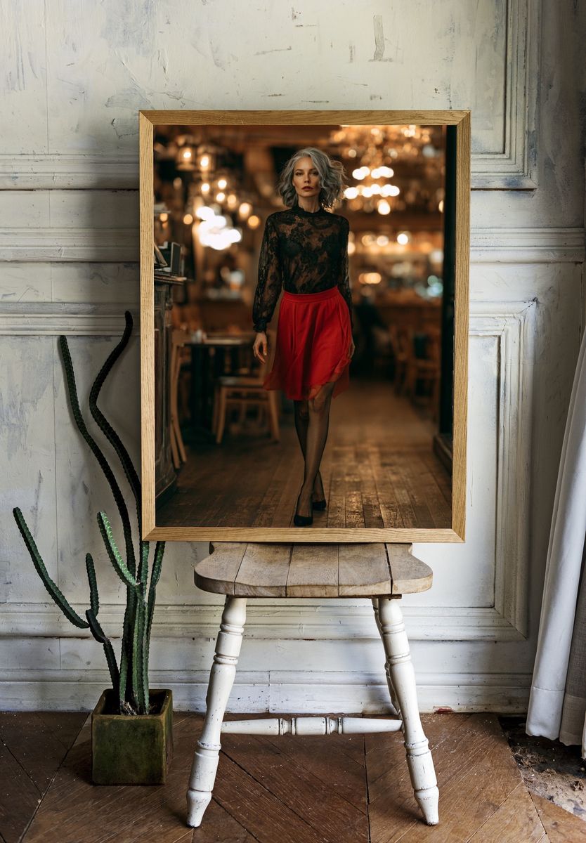 Elegant Fashion Portrait Poster. room preview