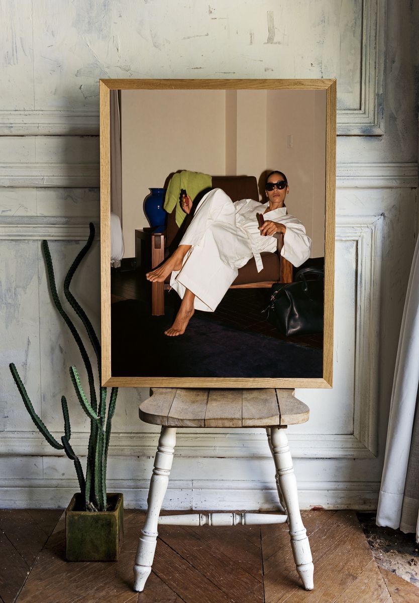 Editorial Fashion Portrait Poster. room preview