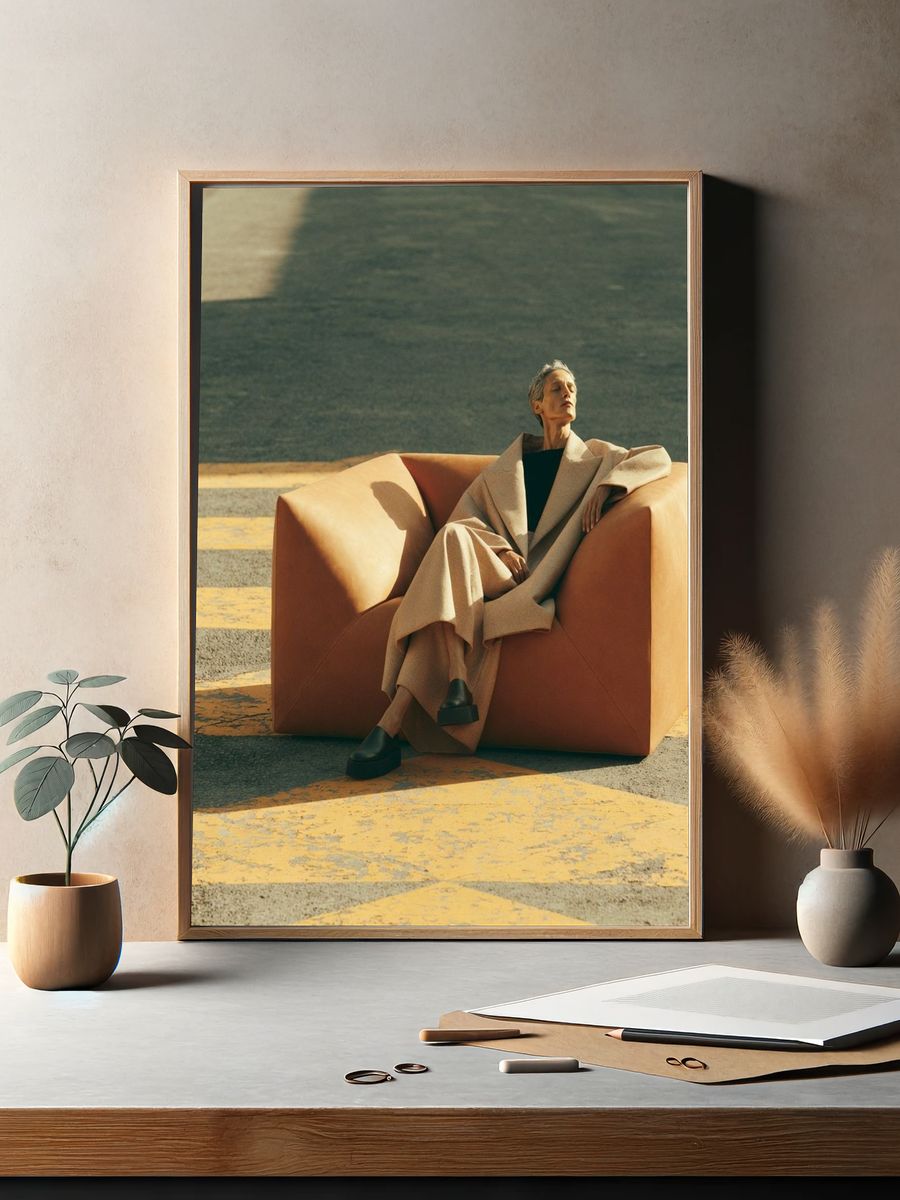 Editorial Street Portrait Poster. — room view 2