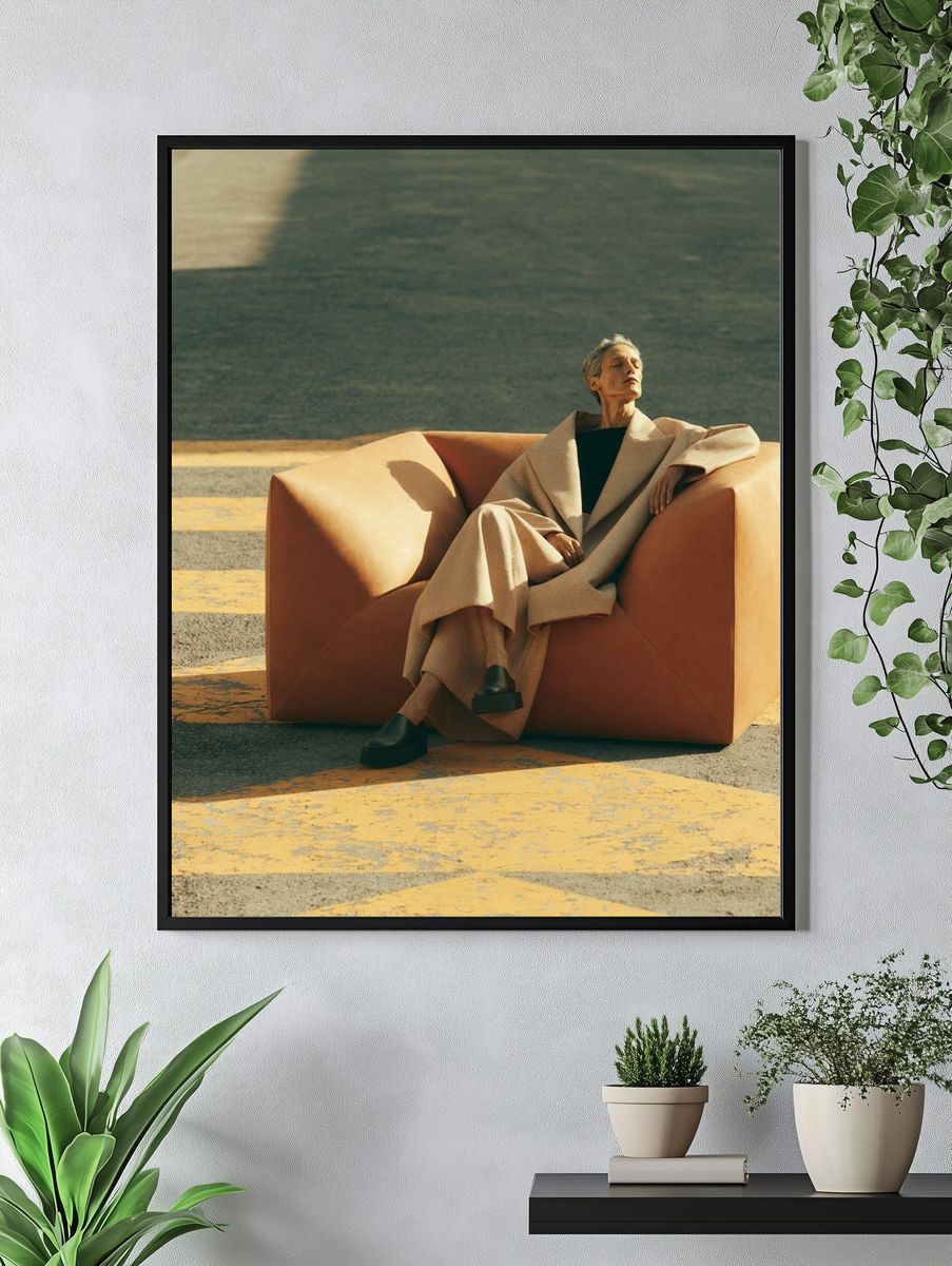 Editorial Street Portrait Poster. — room view 4
