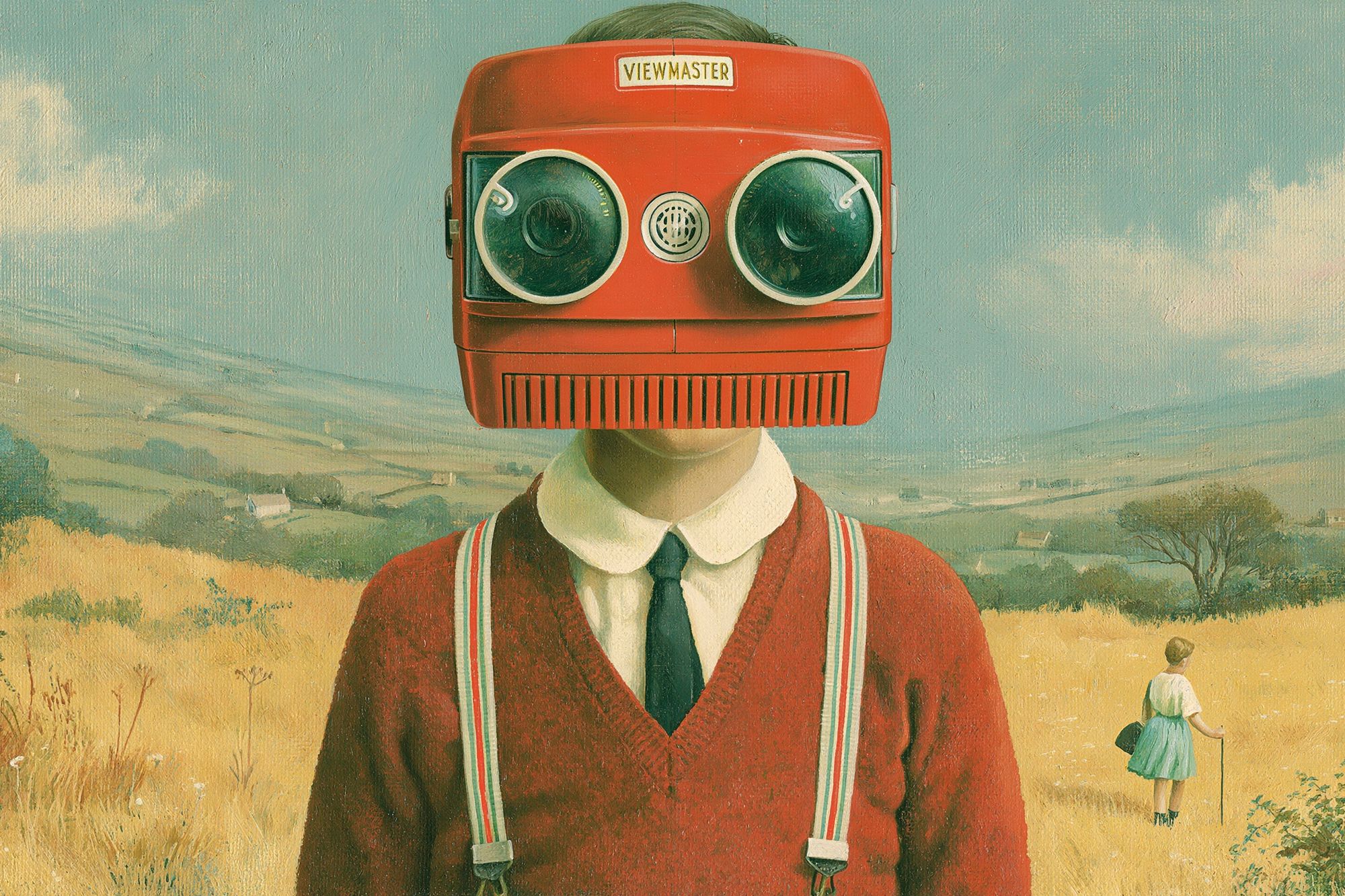 View-Master Dreamscape Surrealism Print. poster — fine-art art