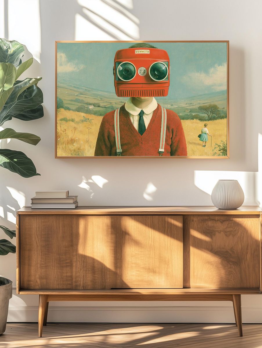 View-Master Dreamscape Surrealism Print. — room view 3