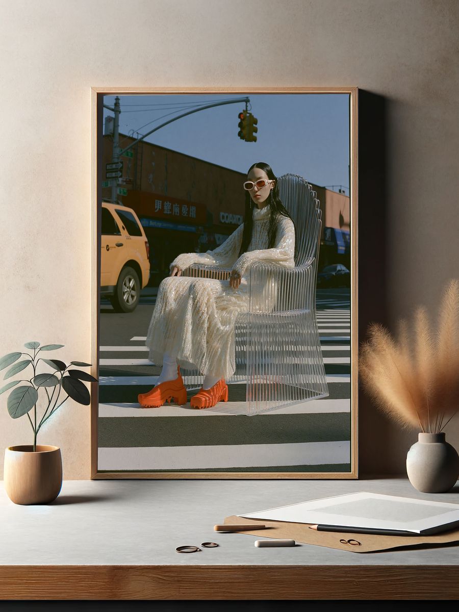 Avant-Garde Street Fashion Poster. — room view 2