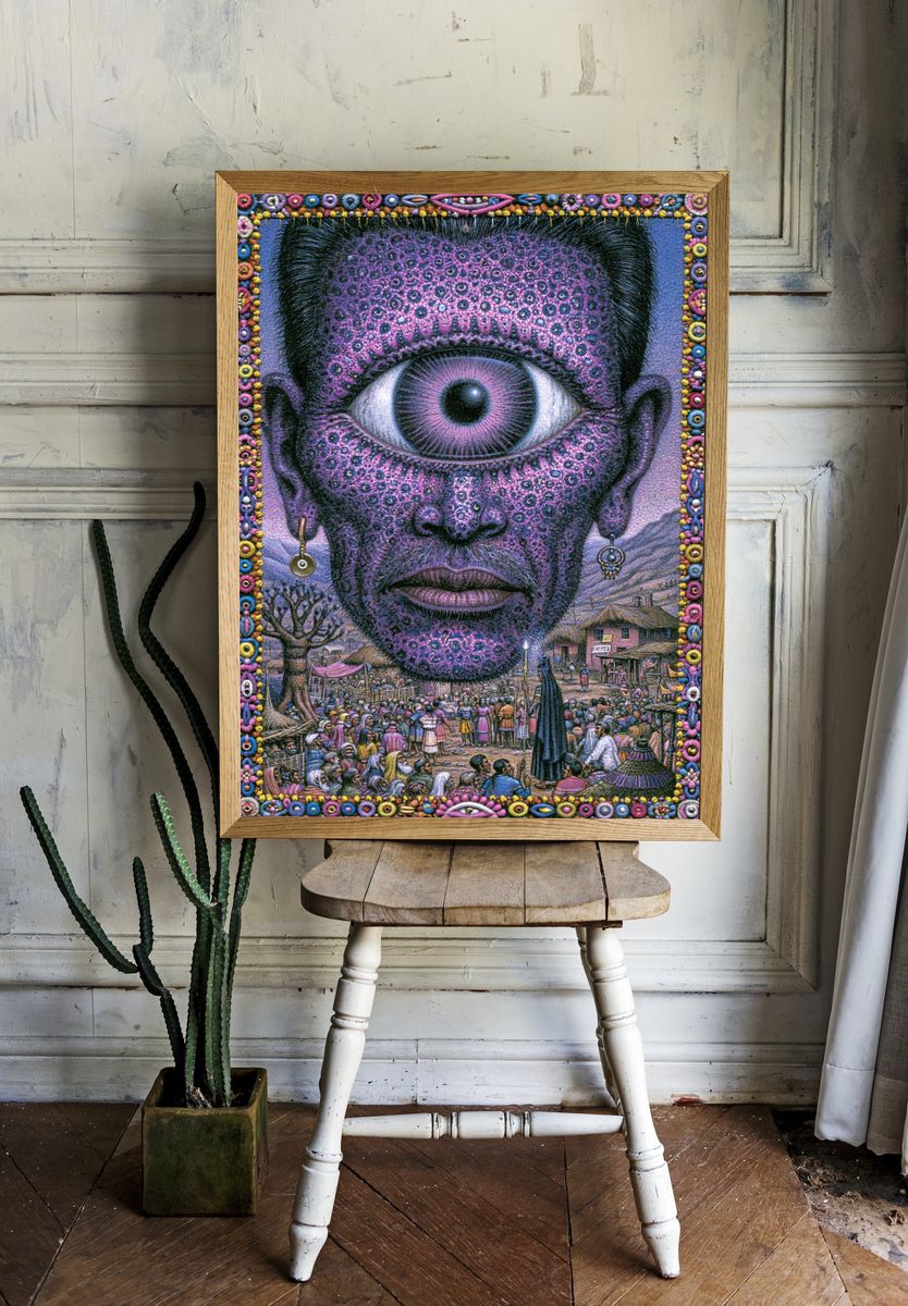 Third Eye Vision Illustration Poster. — room view 1