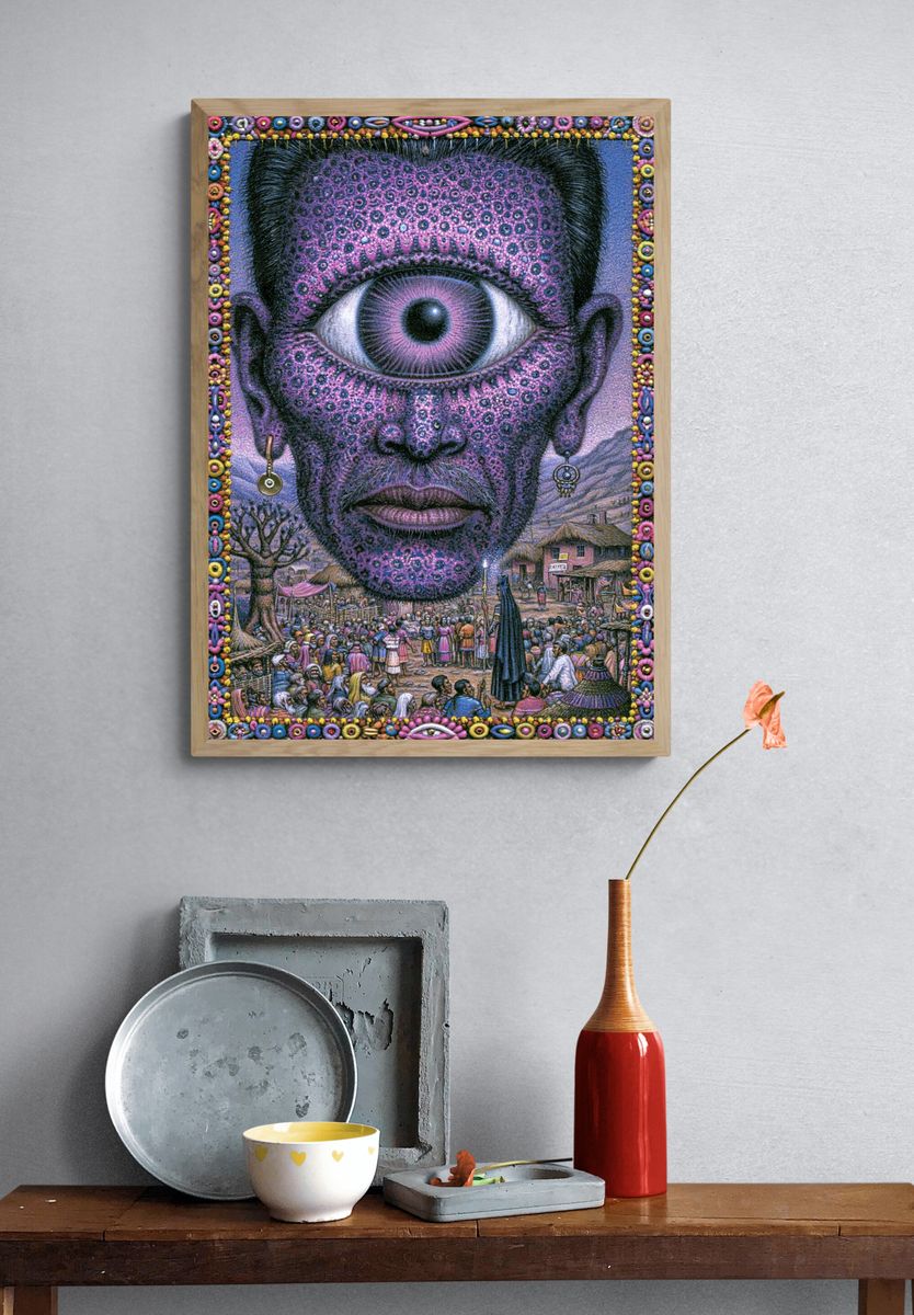 Third Eye Vision Illustration Poster. — room view 3