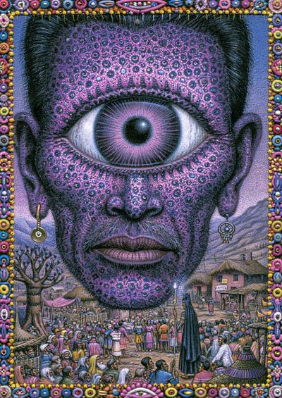Third Eye Vision Illustration Poster.