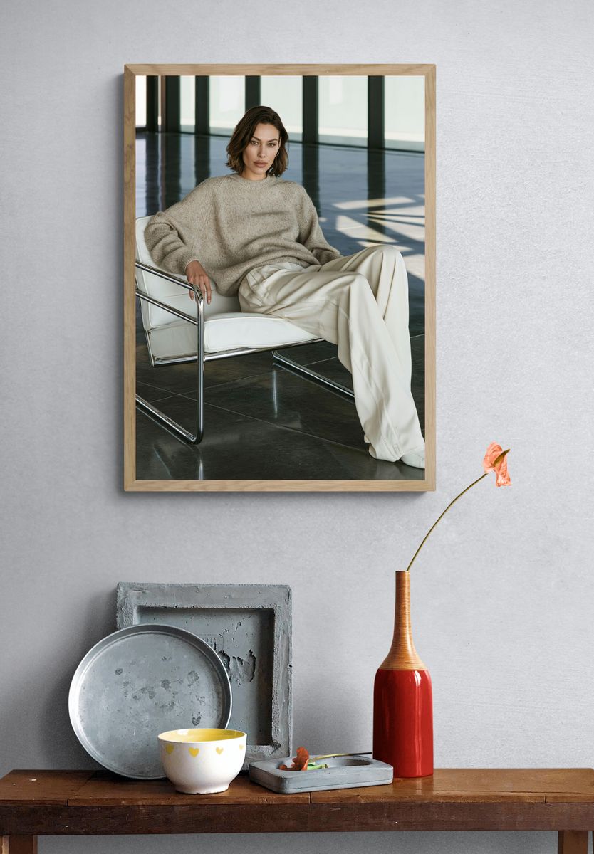 Modern Fashion Portrait Poster. — room view 3