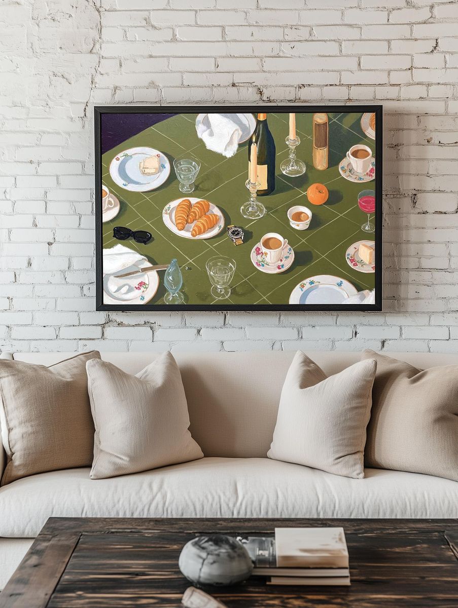 Elegant Table Still Life Poster. — room view 1