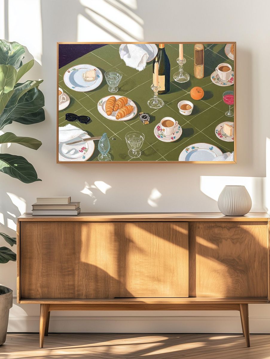 Elegant Table Still Life Poster. — room view 3