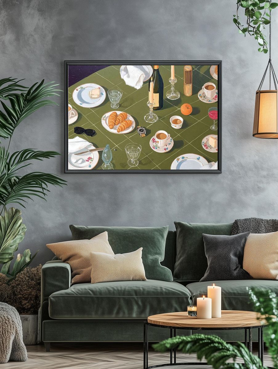 Elegant Table Still Life Poster. — room view 4