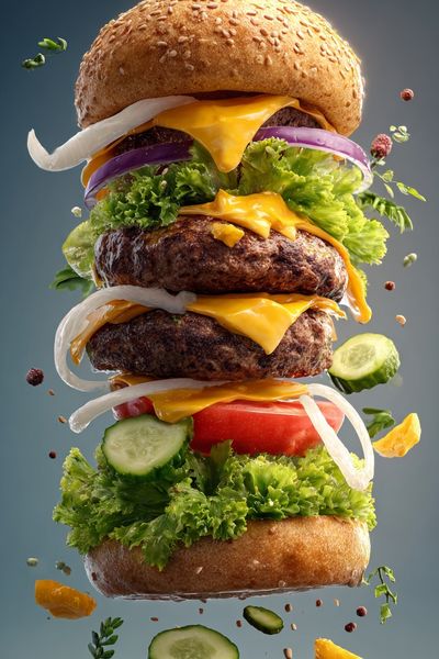 Gourmet Burger — Food Print