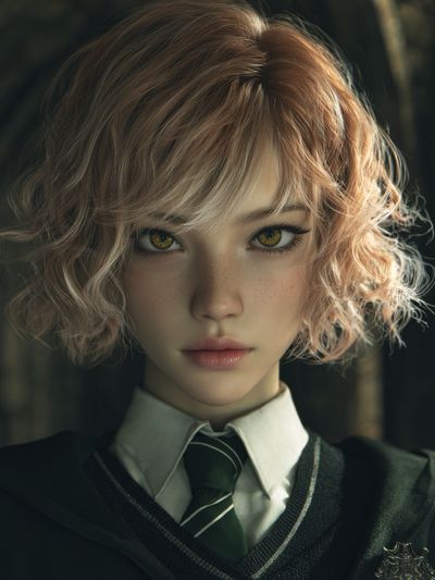 Fantasy Character Portrait — Digital Art Print. poster
