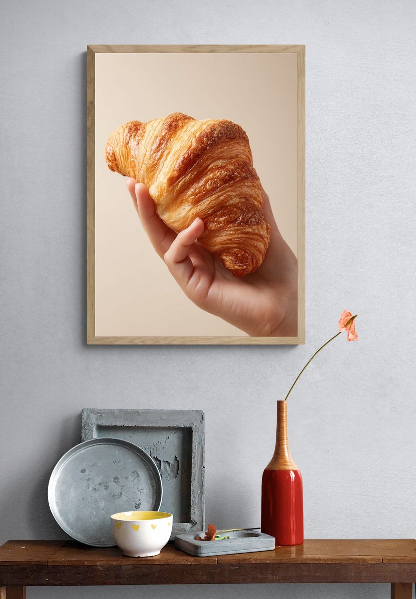 Fresh Croissant — Food Print. — room view 3