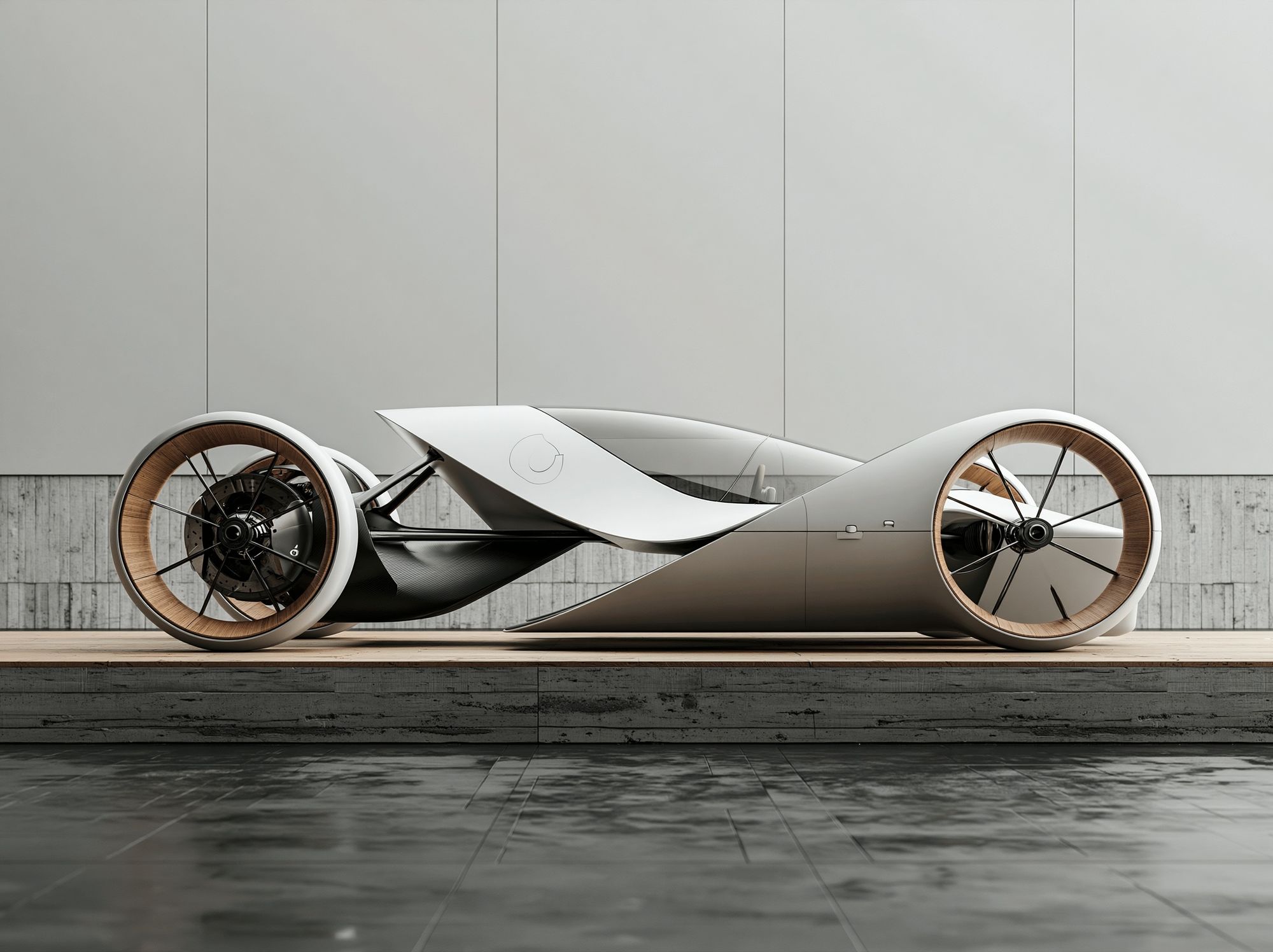 Futuristic Concept Car Photography Poster. poster detail