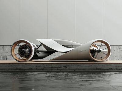 Futuristic Concept Car Photography Poster. poster