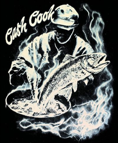 Cash Cook Fishing Poster. poster