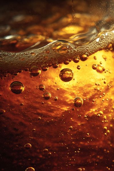 Golden Bubbles — Food & Drink Print. poster