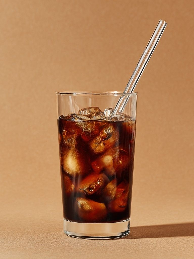 Iced Coffee Still Life Print. poster — food-drink art