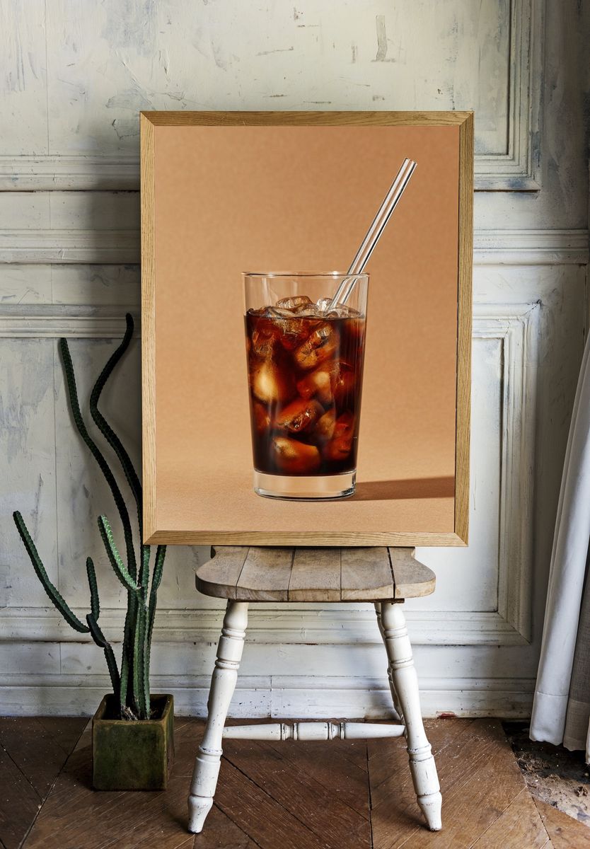 Iced Coffee Still Life Print room preview